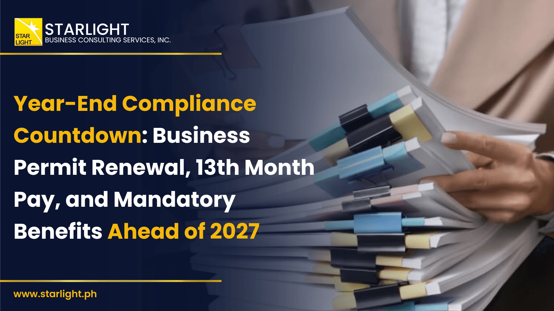 Year-End Compliance Countdown: Business Permit Renewal, 13th Month Pay, and Mandatory Benefits Ahead of 2027